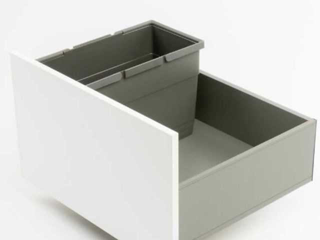 Orgalux clean carol afvalemmer met 2 handgrepen en deksel 21l - afbeelding 1 van  6