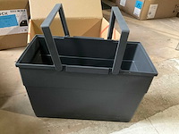 Orgalux clean carol afvalemmer met 2 handgrepen en deksel 21l - afbeelding 6 van  6