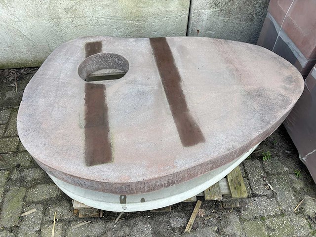 Organische tegels beton - 80 x 120 cm (5x) - afbeelding 6 van  7