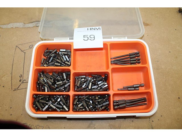 Organiser met torxbitjes in diverse maten. - afbeelding 1 van  1