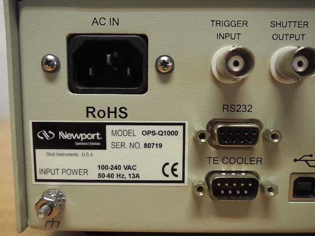 Oriel instrumets - ops-q1000 - power supply | lamp voeding - afbeelding 6 van  6