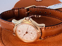 Orient sapphire 22kt gold electroplated dameshorloge - afbeelding 2 van  5