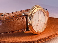 Orient sapphire 22kt gold electroplated dameshorloge - afbeelding 3 van  5