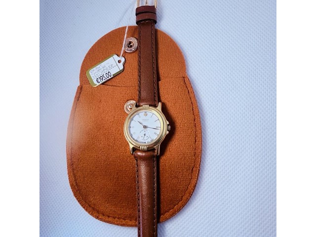 Orient sapphire 22kt gold electroplated dameshorloge - afbeelding 4 van  5