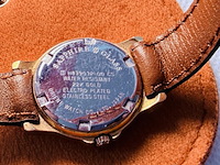 Orient sapphire 22kt gold electroplated dameshorloge - afbeelding 5 van  5