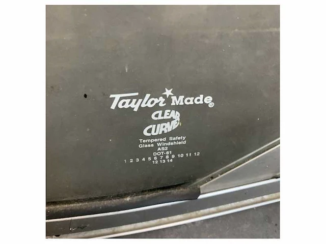 Original bayliner 185 bowrider port windshield front window - afbeelding 1 van  6