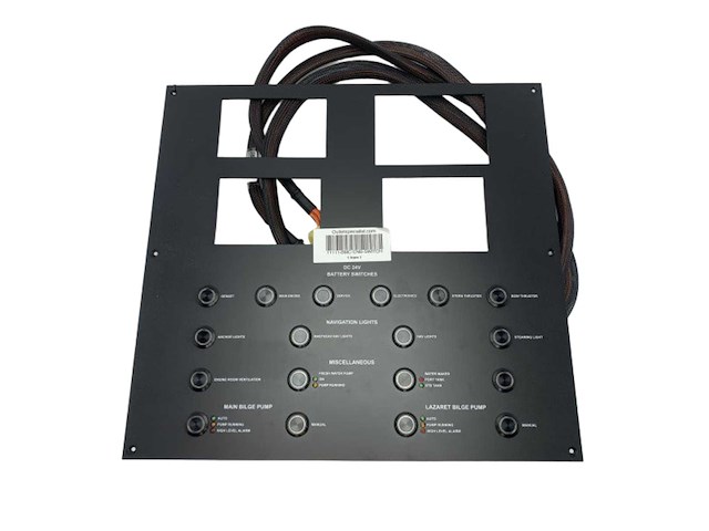 Original cnb 24v electric dc switch panel kit black - afbeelding 1 van  4