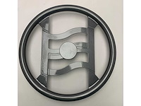 Original custom line anthracite coated steering wheel 440mm diameter - 94649 - afbeelding 6 van  10