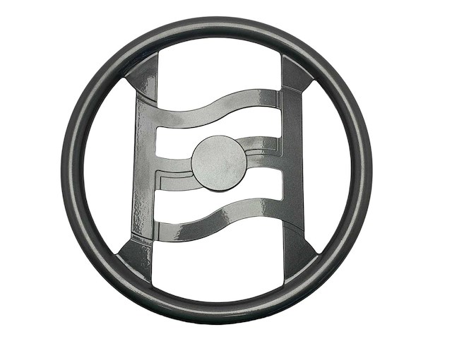 Original custom line anthracite coated steering wheel 440mm diameter - 94649 - afbeelding 8 van  10