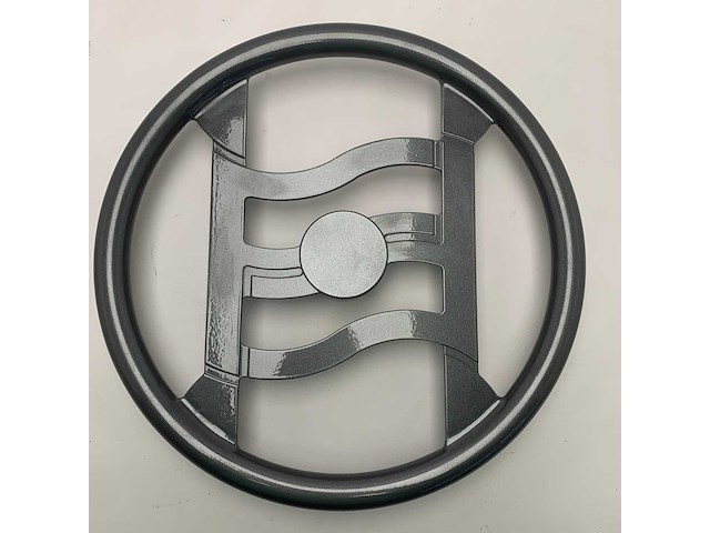 Original custom line anthracite coated steering wheel 440mm diameter - 94649 - afbeelding 3 van  10