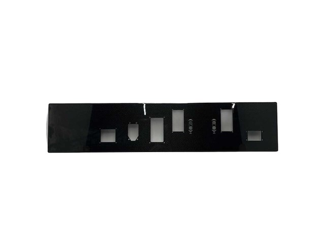 Original riva ribelle 66 black carbon dashboard panel for motor instruments - 414467 - afbeelding 1 van  3