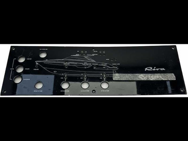 Original riva rivale 56 bilge pump and navigation light control panel black - 387196 - afbeelding 4 van  4