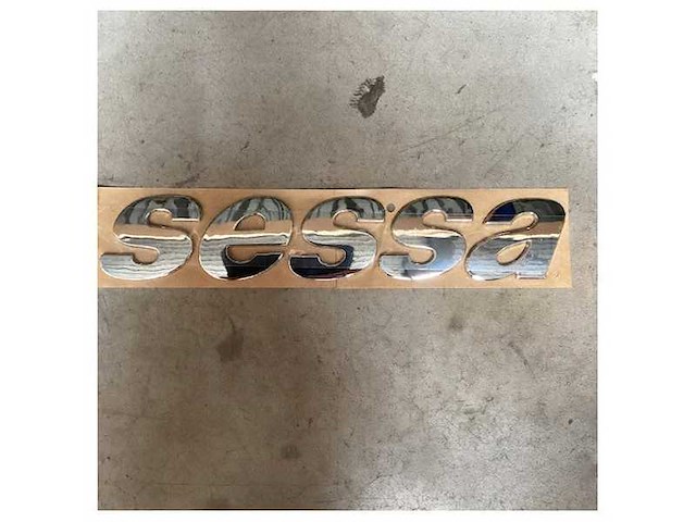 Original sessa marine logo chroom - 052212 - afbeelding 3 van  3
