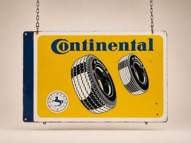 Origineel continental reclamebord - afbeelding 1 van  1