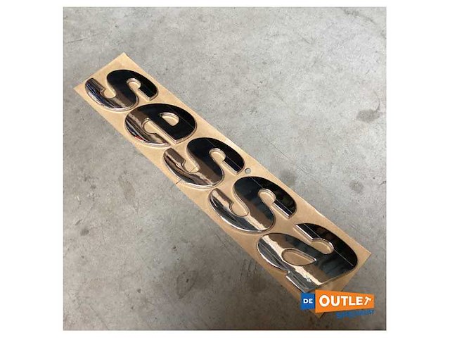Origineel sessa marine logo chroom - 052212 - afbeelding 2 van  3