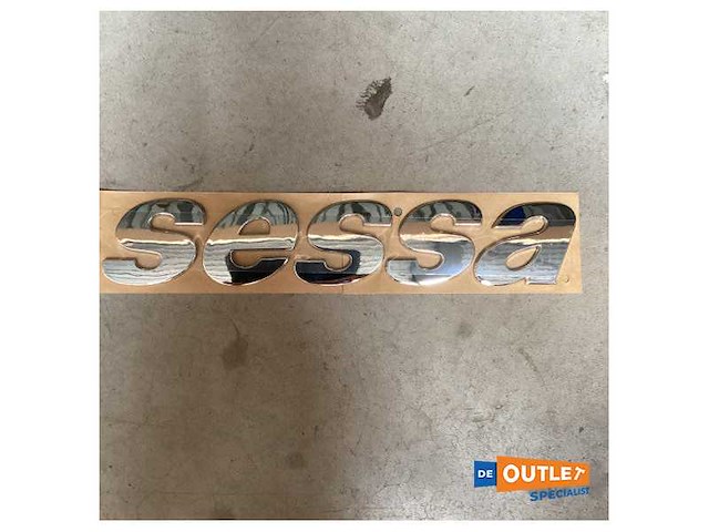Origineel sessa marine logo chroom - 052212 - afbeelding 3 van  3