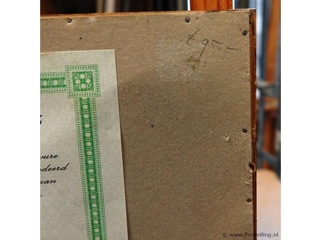 Originele 19de eeuwse staalgravure. paleis het loo - afbeelding 5 van  5