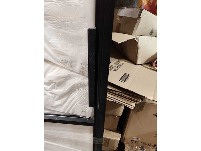 Originele stalen binnendeur met kozijn - afbeelding 2 van  4