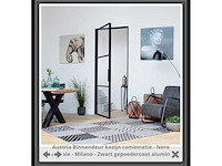 Originele stalen binnendeur met kozijn - afbeelding 1 van  2