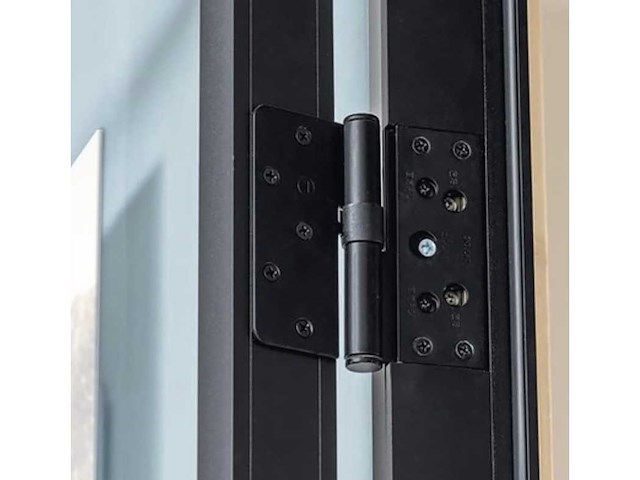 Originele stalen binnendeur met kozijn - afbeelding 2 van  2