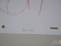 Originele tekening met certificaat - afbeelding 5 van  8