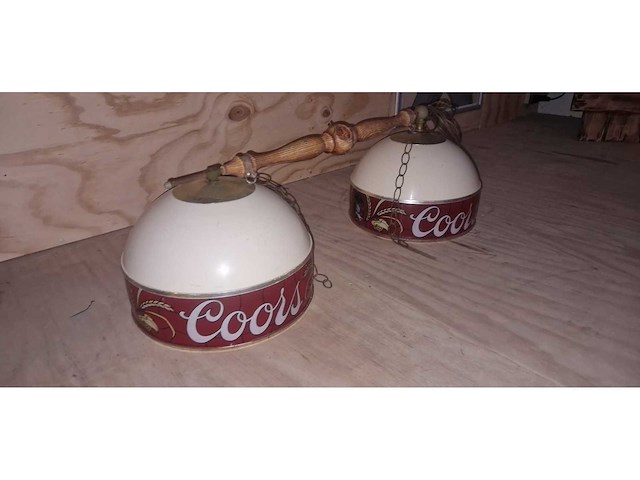 Originele usa coors biljartlamp - afbeelding 1 van  2