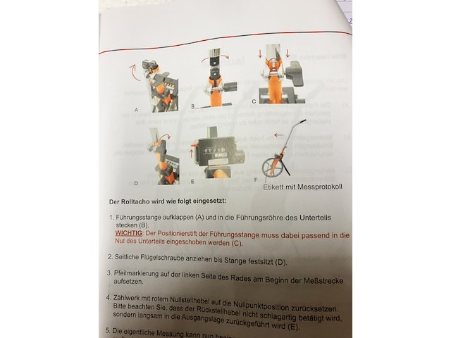 Originele weg afstandsmeter rolltacho, hagelnieuw in doos - afbeelding 8 van  11