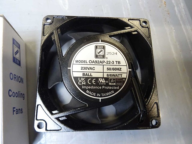 Orion - oa92ap-22-3 tb - koelventilator (500x) - afbeelding 2 van  2