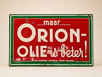 Orion olie reclamebord - afbeelding 1 van  1