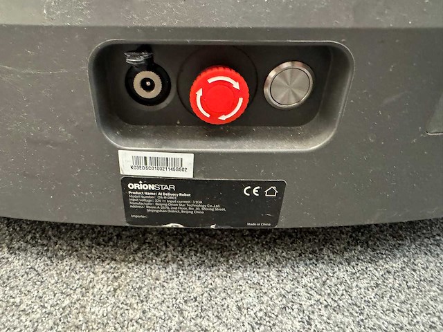 Orionstar - os-r-dr01 - ai delivery robot - afbeelding 6 van  6