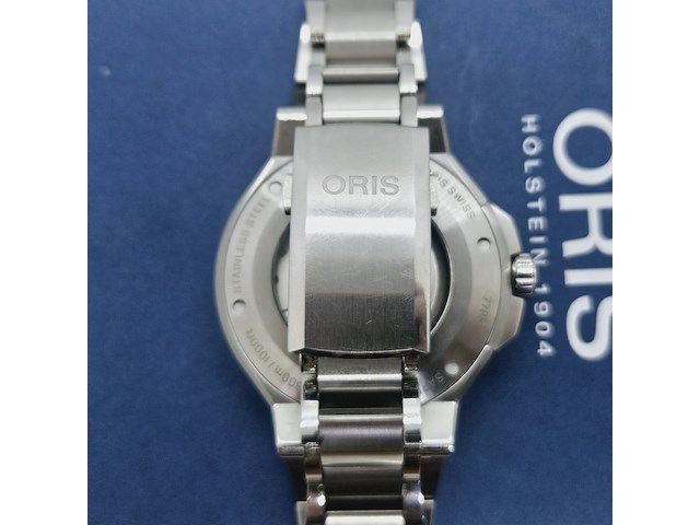 Oris aquis date herenhorloge - inclusief doos - afbeelding 12 van  12