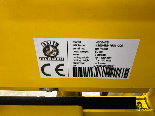 Orit 4300 -es steenknipper - afbeelding 4 van  4