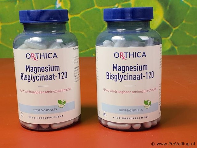 Orthica voedingssupplementen, diverse soorten o.a. magnesium bisglycinaat-120 & hyaluronzuur-120 - afbeelding 3 van  10