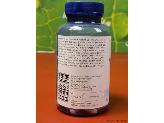 Orthica voedingssupplementen, diverse soorten o.a. magnesium bisglycinaat-120 & hyaluronzuur-120 - afbeelding 7 van  10