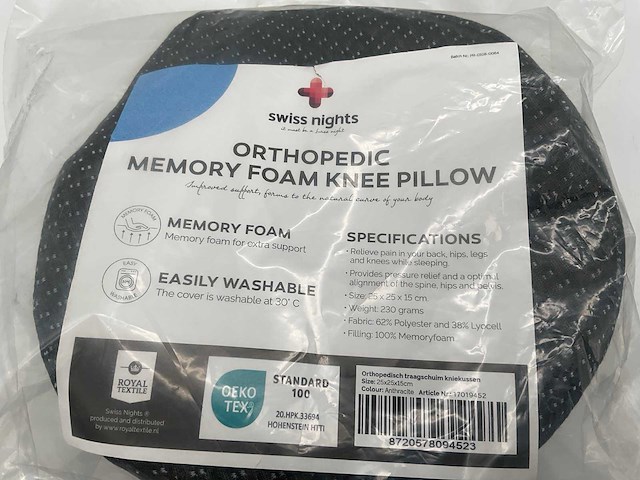 Orthopedic knee pillow (80x) - afbeelding 3 van  4