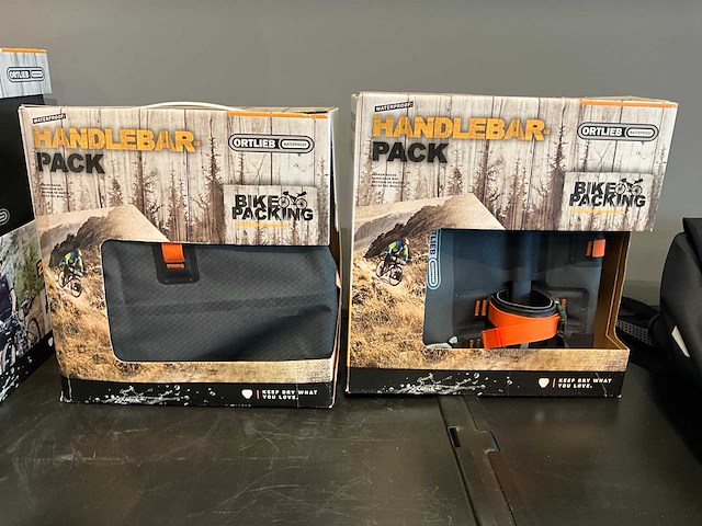 Ortlieb bikepacking f9931 slate s 9l stuurtas (2x) - afbeelding 2 van  2