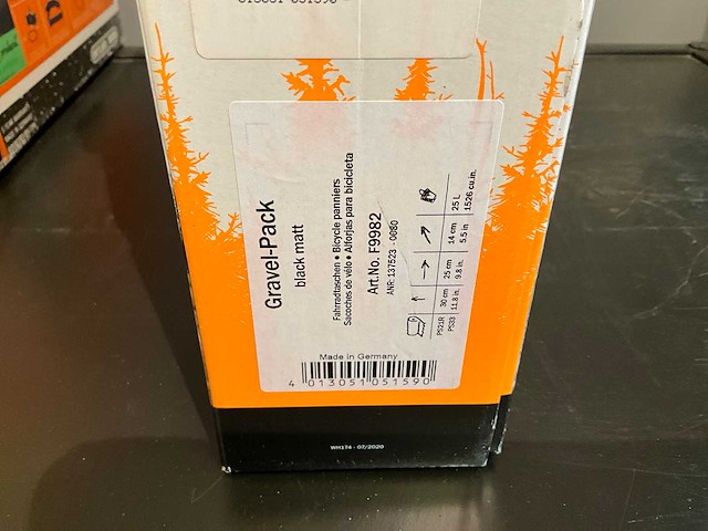 Ortlieb gravel-pack ql 2.1 matzwart 29l set van twee tassen - afbeelding 3 van  3