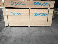 Osb mix pakket; plaatmaat 1250x2500mm - afbeelding 1 van  3
