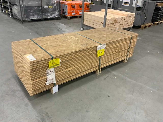 Osb plaat 2050x675x22mm tg4 (21x) - afbeelding 1 van  7