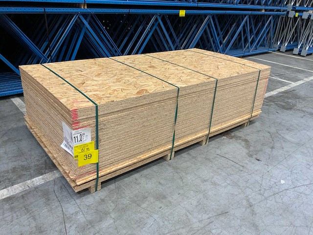 Osb plaat 2440x1220x11mm (61x) - afbeelding 1 van  8