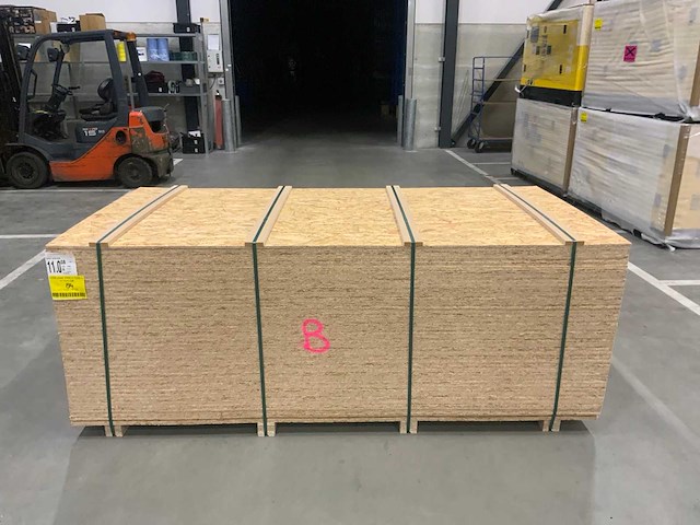 Osb plaat 2440x1220x11mm (84x) - afbeelding 2 van  8