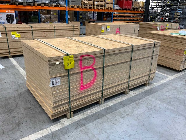 Osb plaat 2440x1220x12mm (76x) - afbeelding 1 van  9