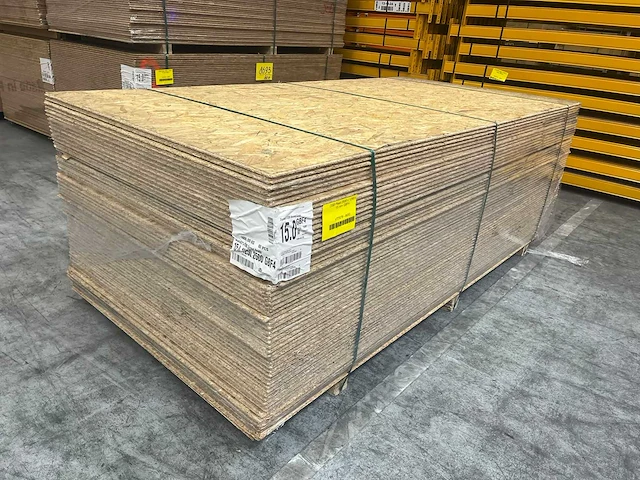 Osb plaat 2500 x 1250x 15 mm gbf4 (60x) - afbeelding 1 van  12
