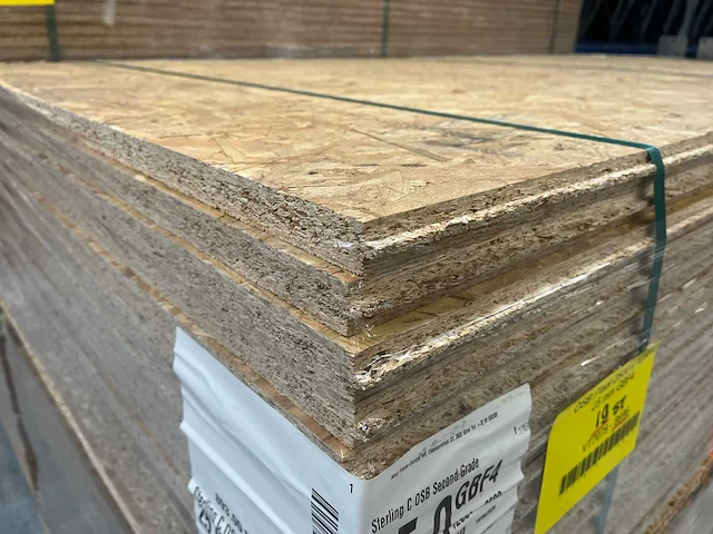 Osb plaat 2500 x 1250x 25 mm gbf4 (19x) - afbeelding 9 van  10