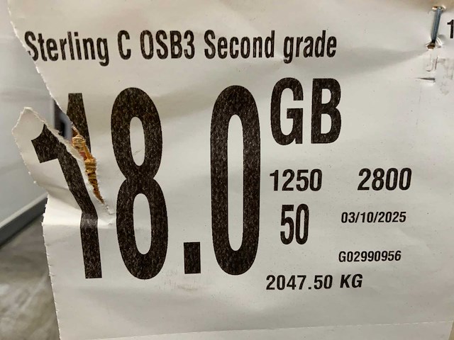 Osb plaat 2800x1250x18mm (50x) - afbeelding 8 van  8