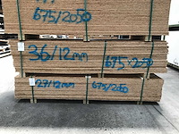 Osb platen 12mm 2050x675mm (36x) - afbeelding 2 van  4