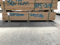Osb platen 12mm 675x2050mm (27x) - afbeelding 1 van  1