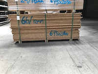 Osb platen 12mm 675x2050mm (66x) - afbeelding 1 van  2