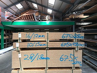 Osb platen 12mm 675x2500mm (12x) - afbeelding 2 van  2