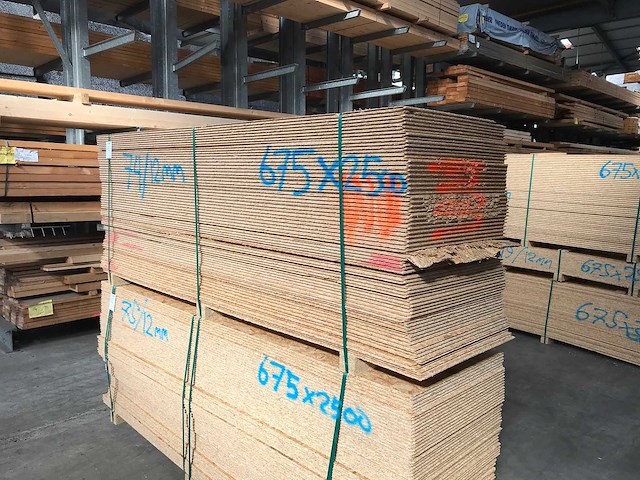 Osb platen 12mm 675x2500mm (74x) - afbeelding 3 van  4
